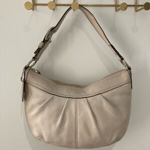 Coach Cream Hobo Shoulder Bag